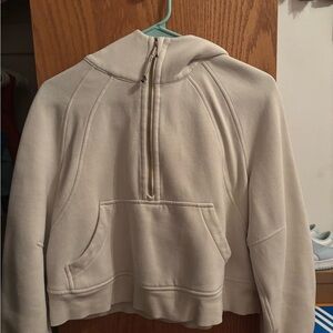 tan lululemon scuba xs/s